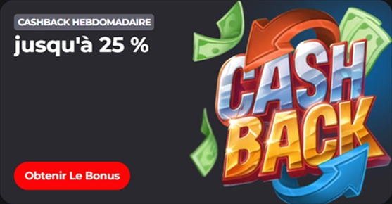 Turbowinz Casino: Cashback Hebdomadaire jusqu'à 25%